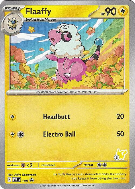 Scarlet & Violet Promo SVP108 Flaafy (Pikachu Symbol 5)