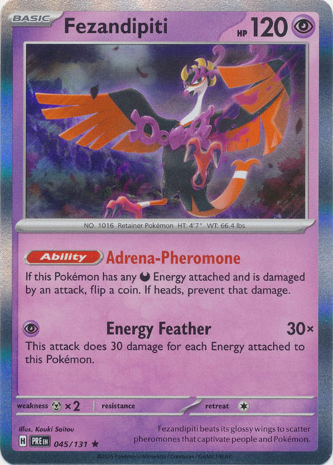 SV Prismatic Evolutions 045/131 Fezandipiti (Holo)