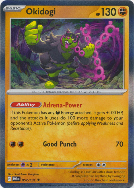 SV Prismatic Evolutions 057/131 Okidogi (Holo)