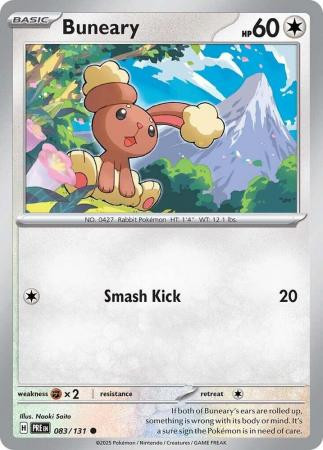 SV Prismatic Evolutions 083/131 Buneary