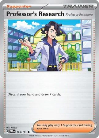 SV Prismatic Evolutions 125/131 Professor's Research [Professor Sycamore]