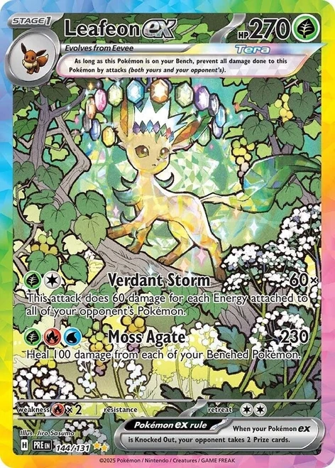 SV Prismatic Evolutions 144/131 Leafeon ex (Alternative Art, Full Art)