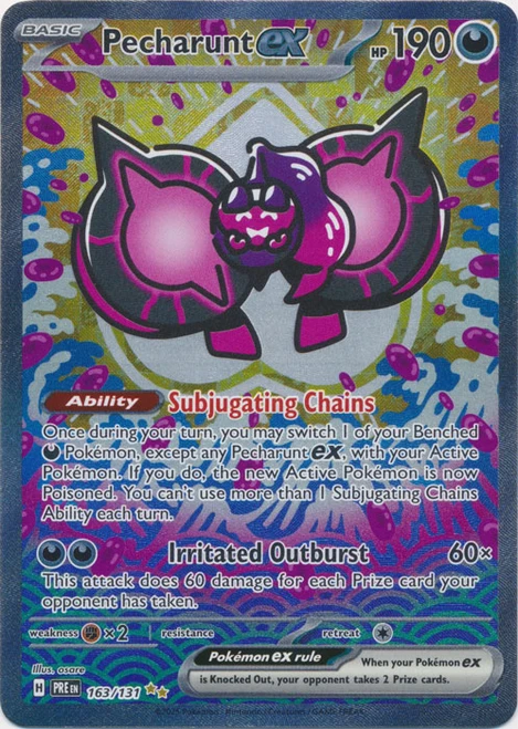 SV Prismatic Evolutions 163/131 Pecharunt ex (Alternative Art, Full Art)