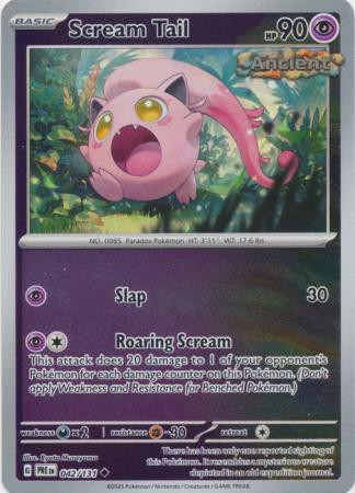 SV Prismatic Evolutions 042/131 Scream Tail (Reverse Holo)