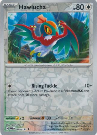 SV Prismatic Evolutions 089/131 Hawlucha (Reverse Holo)