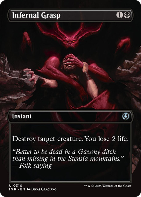 Infernal Grasp (Borderless Art)
