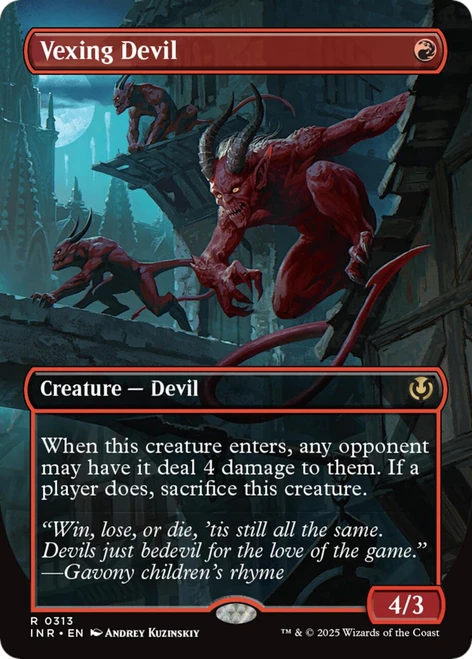 Vexing Devil (Borderless Art)
