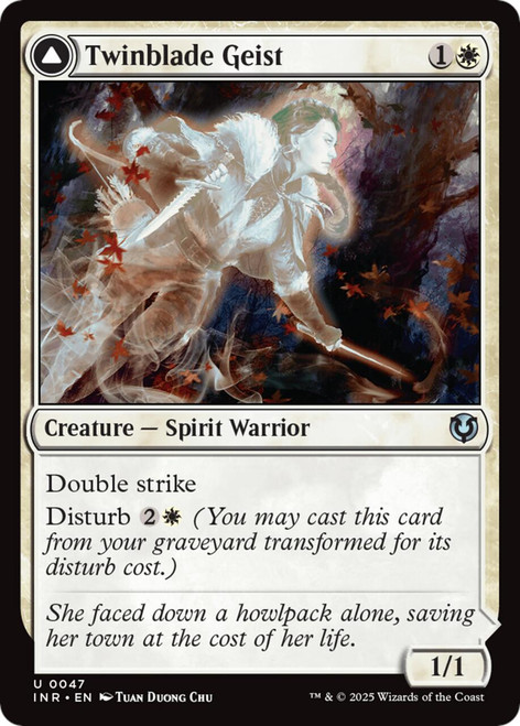Twinblade Geist // Twinblade Invocation (Foil)