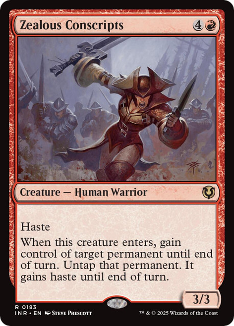 Zealous Conscripts (Foil)