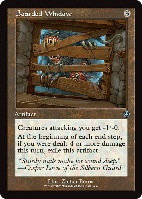 Boarded Window (Retro Foil)