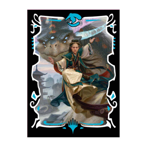 MTG Tarkir: Dragonstorm Deck Protector Sleeves Jeskai Commander featurng Shiko and Narset, Unified (100)