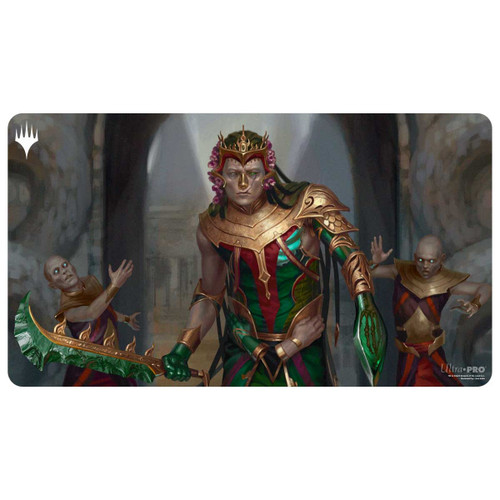 MTG Tarkir: Dragonstorm Playmat Sultai Commander featuring Kotis, Sibsig Champion