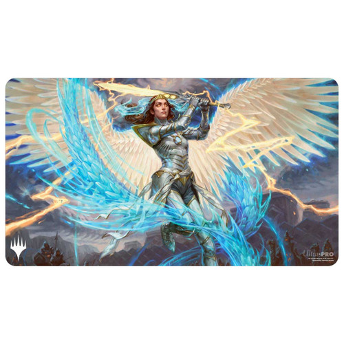 MTG Tarkir: Dragonstorm Playmat Key Character featuring Elspeth, Storm Slayer