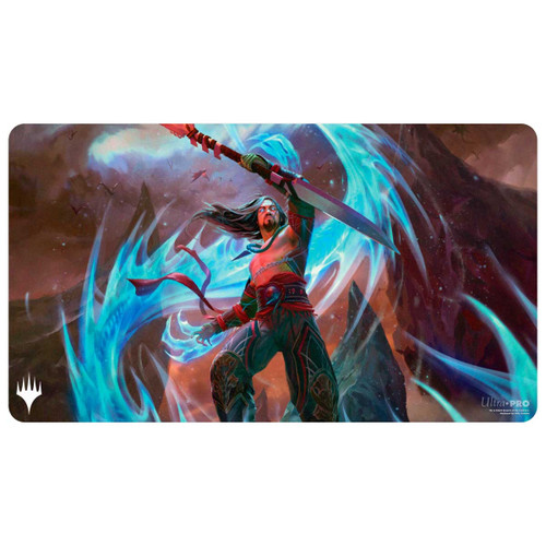 MTG Tarkir: Dragonstorm Playmat Key Character featuring Sarkhan, Dragon Ascendant