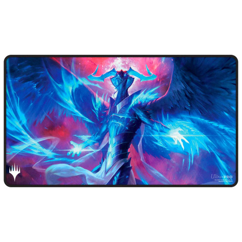 MTG Tarkir: Dragonstorm Black Stitched Playmat Planeswalker featuring Ugin, Eye of the Storms
