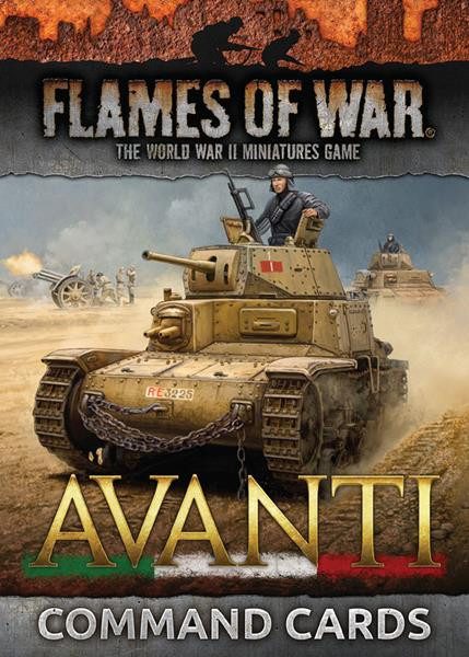 Flames of War - Avanti Command Cards (36x Cards)