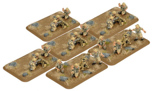 Flames of War - British - MMG Platoon & Mortar Section (6x, Plastic)