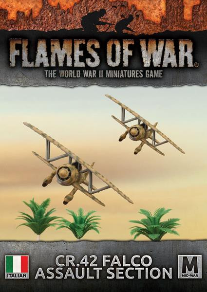 Flames of War - Italian - CR.42 Falco Assault Section (2x, Metal)