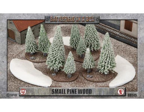 Battlefield in a Box - Small Pine Woods (Winter) (x1)