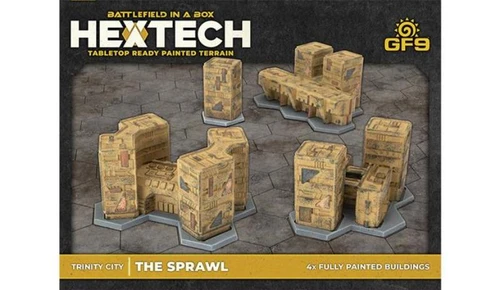 Battlefield in a Box HexTech: Trinity City - The Sprawl (x4)