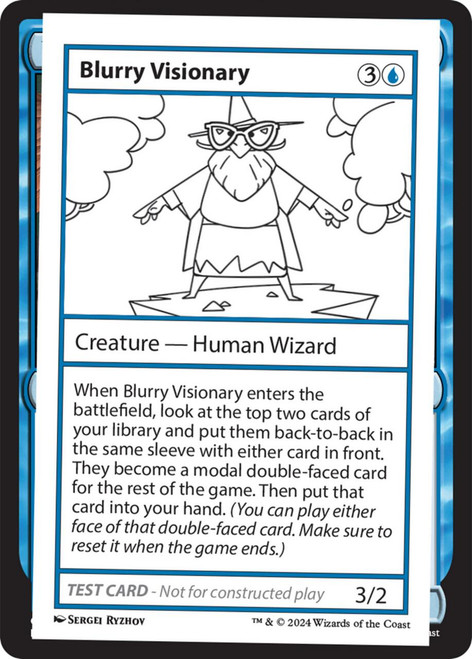 Blurry Visionary (Playtest Card - Mystery Booster 2)