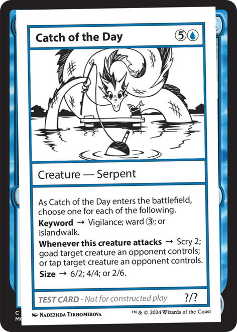 Catch of the Day (Playtest Card - Mystery Booster 2)