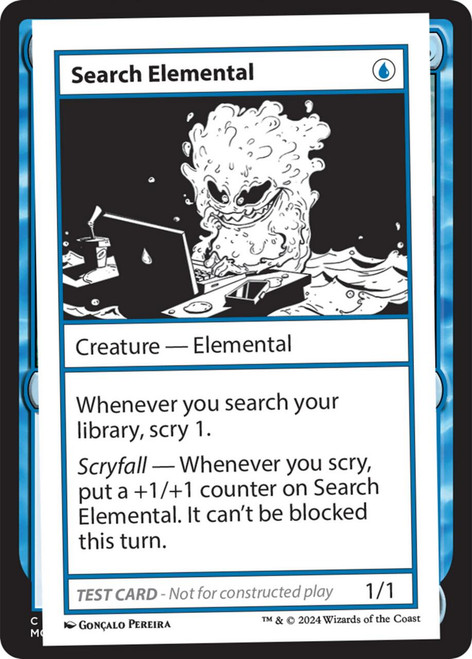 Search Elemental (Playtest Card - Mystery Booster 2)