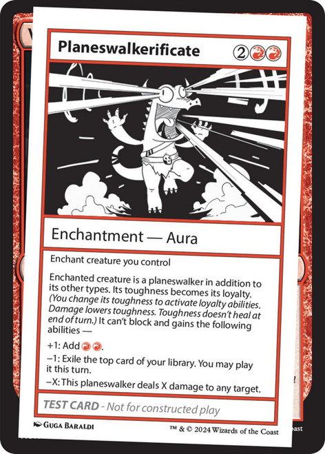 Planeswalkerificate (Playtest Card - Mystery Booster 2)