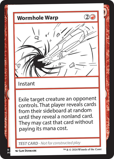 Wormhole Warp (Playtest Card - Mystery Booster 2)
