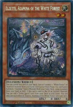 SUDA-EN008 Elzette, Azamina of the White Forest (Secret Rare)