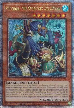 SUDA-EN016 Poseidra, the Storming Atlantean (Quarter Century Secret Rare)