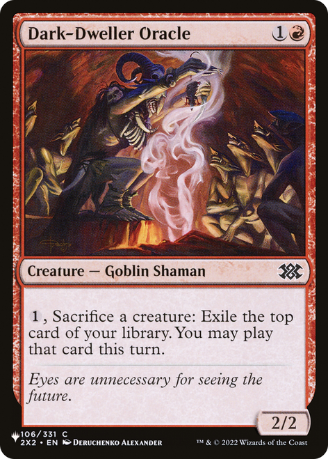 Dark-Dweller Oracle (The List Reprint)