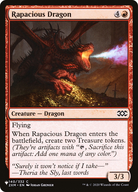 Rapacious Dragon (The List Reprint)