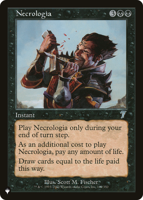 Necrologia (The List Reprint)