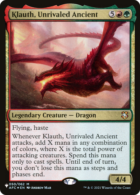 Klauth, Unrivaled Ancient (The List Reprint)