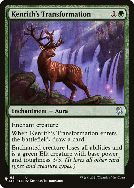 Kenrith's Transformation (The List Reprint)