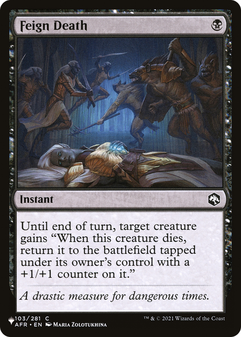 Feign Death (The List Reprint)