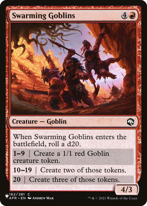 Swarming Goblins (The List Reprint)