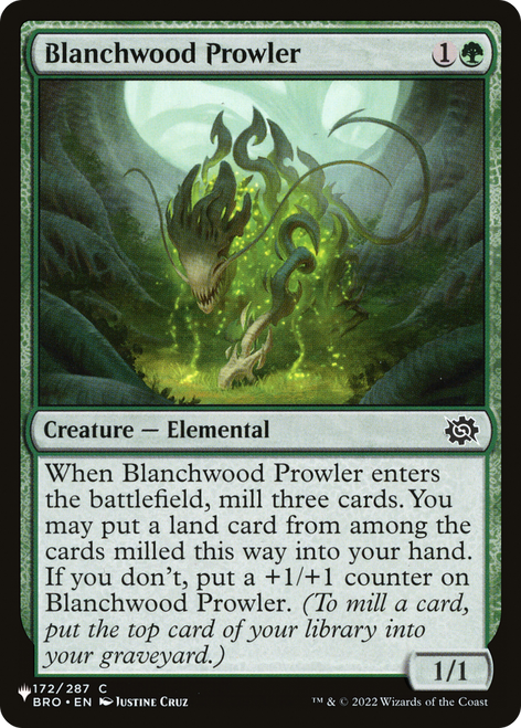 Blanchwood Prowler (The List Reprint)