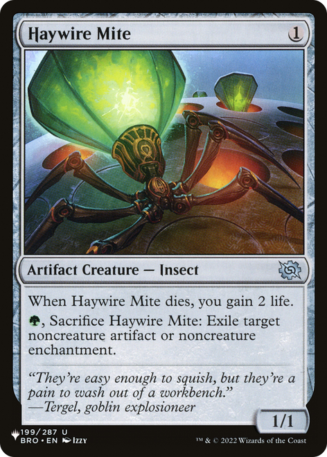 Haywire Mite (The List Reprint)