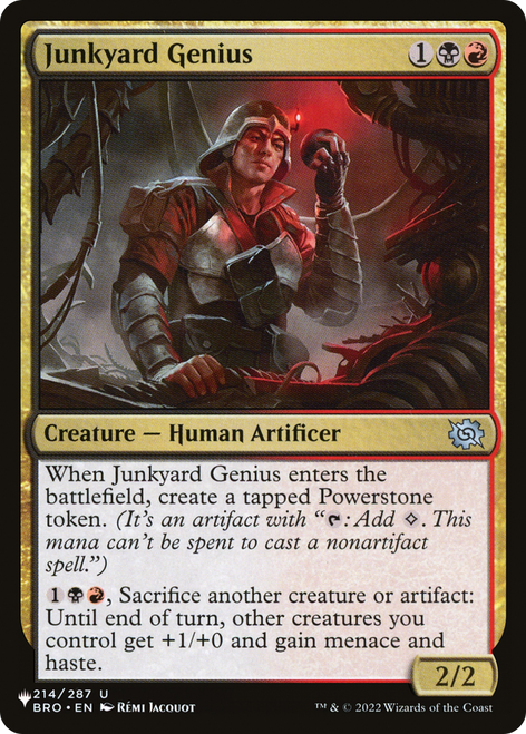 Junkyard Genius (The List Reprint)