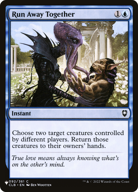 Run Away Together (The List Reprint)