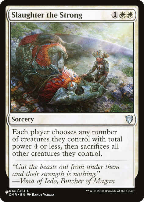 Slaughter the Strong (The List Reprint)