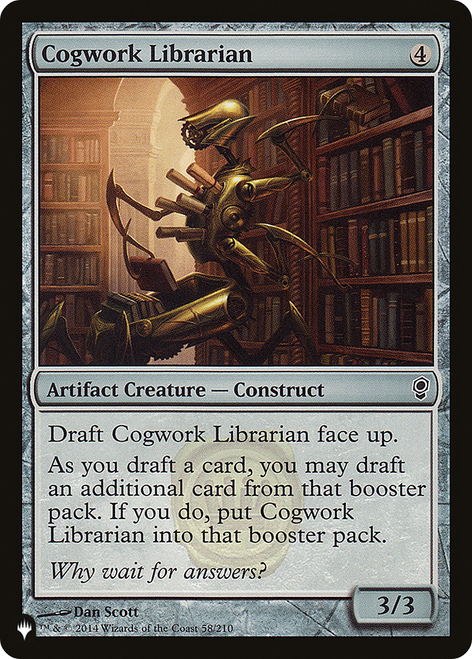 Cogwork Librarian (The List Reprint)