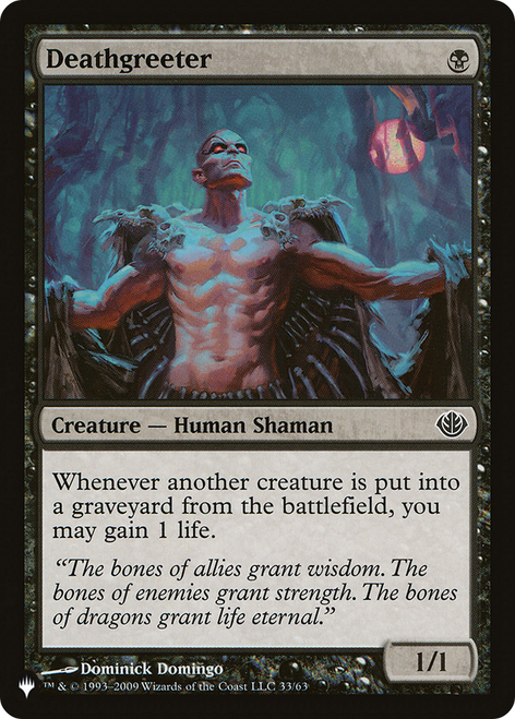 Deathgreeter (The List Reprint)