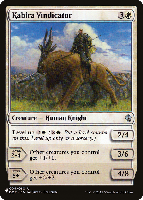 Kabira Vindicator (The List Reprint)