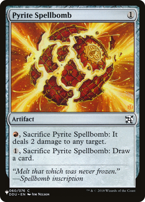 Pyrite Spellbomb (The List Reprint)