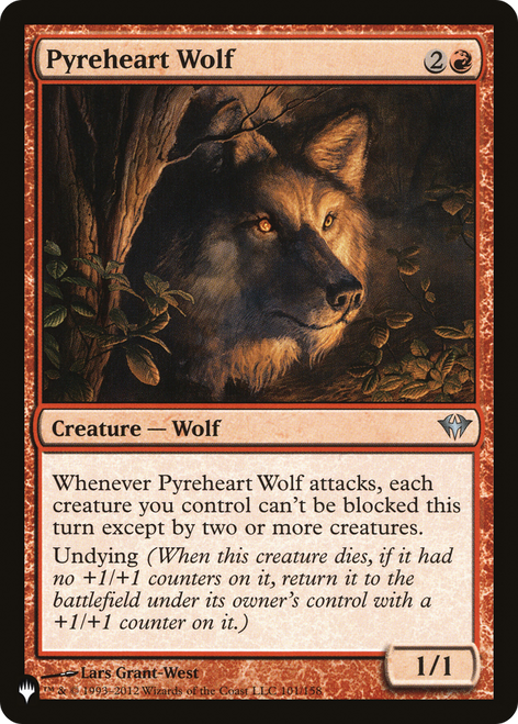Pyreheart Wolf (The List Reprint)