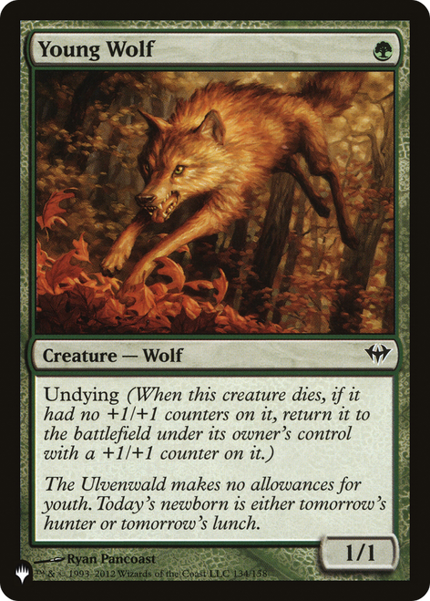 Young Wolf (The List Reprint)