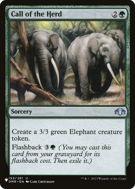 Call of the Herd (The List Reprint)